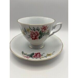 Vintage Yong Sheng Bone Teacup and Saucer